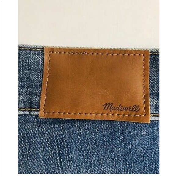 Madewell High Rise Skinny Jeans with Raw Hem Leg - Picture 3 of 6